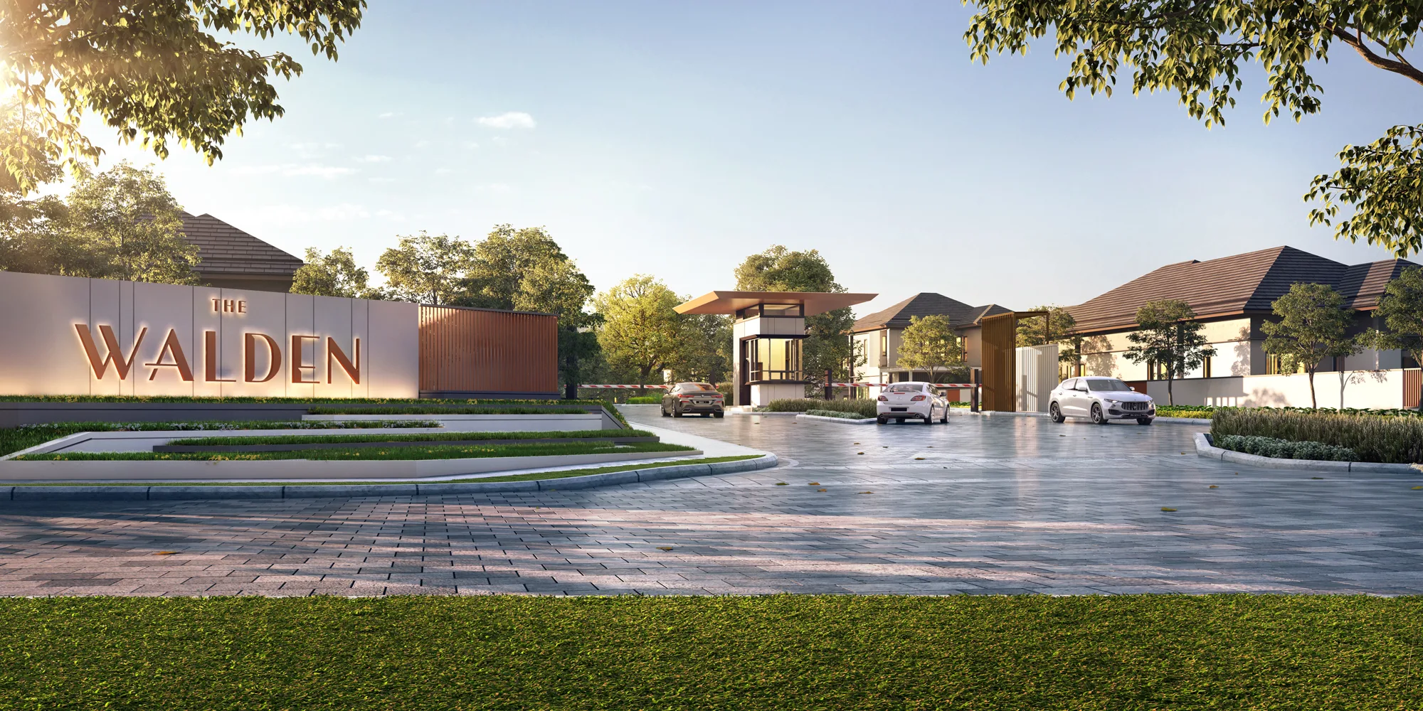 Entrance statement at precinct P4C2 — The Walden PHASE 1, Bandar Seri Coalfields; not Phase 2