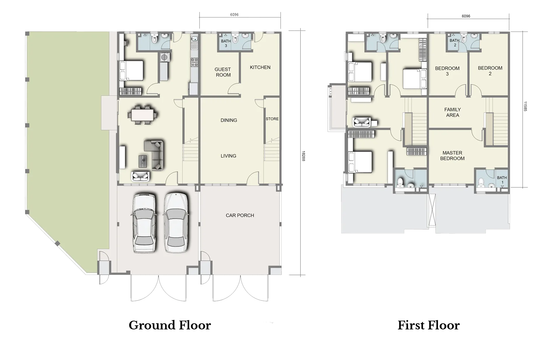Vinca, Sari Alamanda 4, Rawang — floor plan (developer's material)