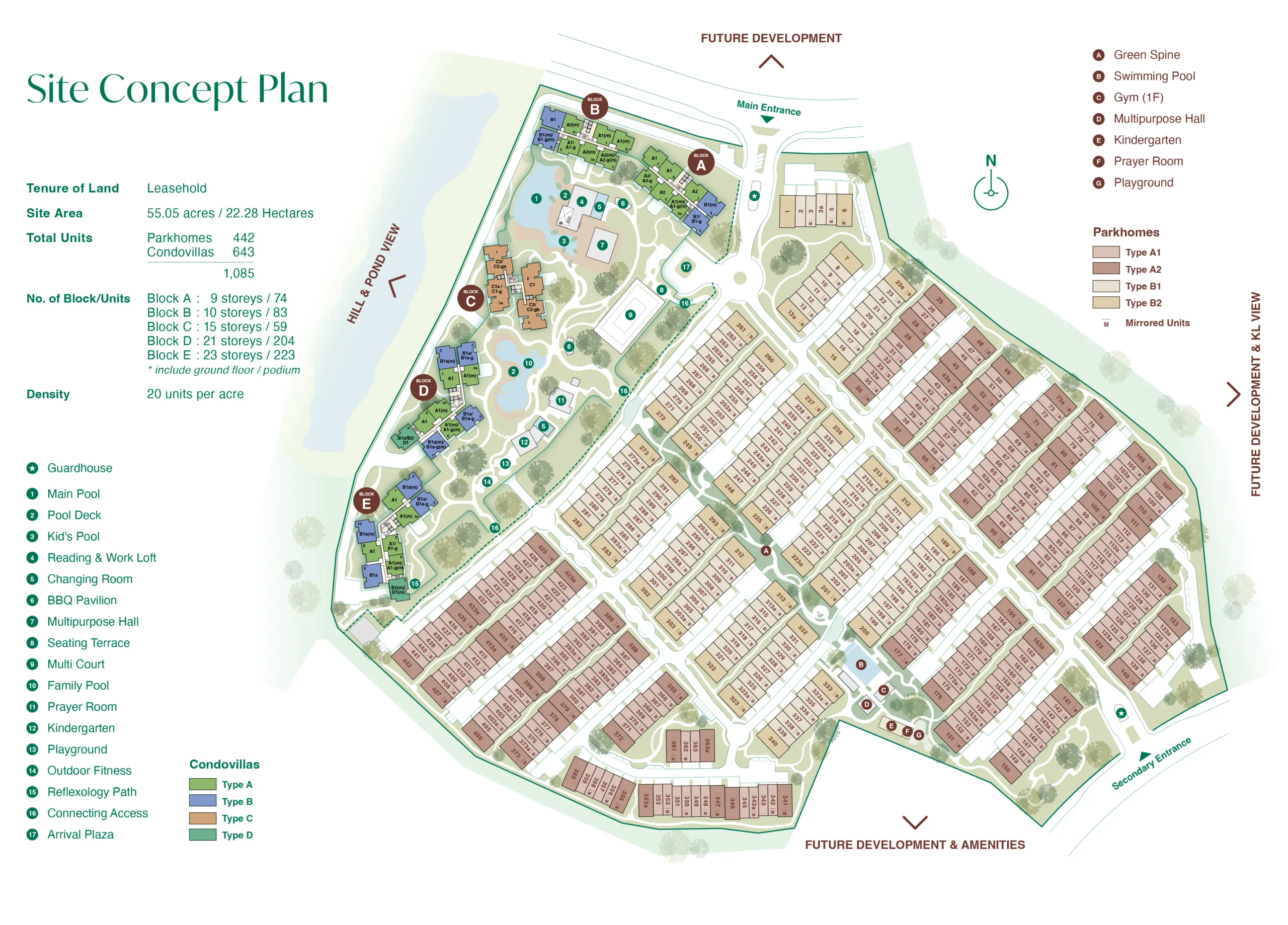 Site concept plan at Zenia @ ParkCity Damansara by ParkCity Damansara Sdn Bhd, ParkCity Damansara township, Daerah Petaling, Petaling Jaya, Selangor