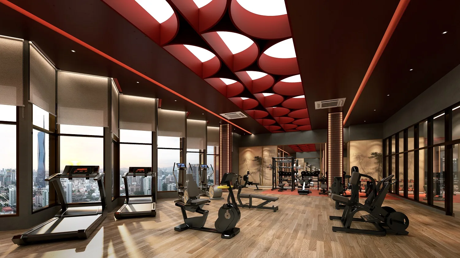 Sky Gym at Branniganz Suites @ Bukit Bintang by Lembaran Beruntung Sdn Bhd, Jalan Imbi, Bukit Bintang, Kuala Lumpur, Federal Territory of Kuala Lumpur