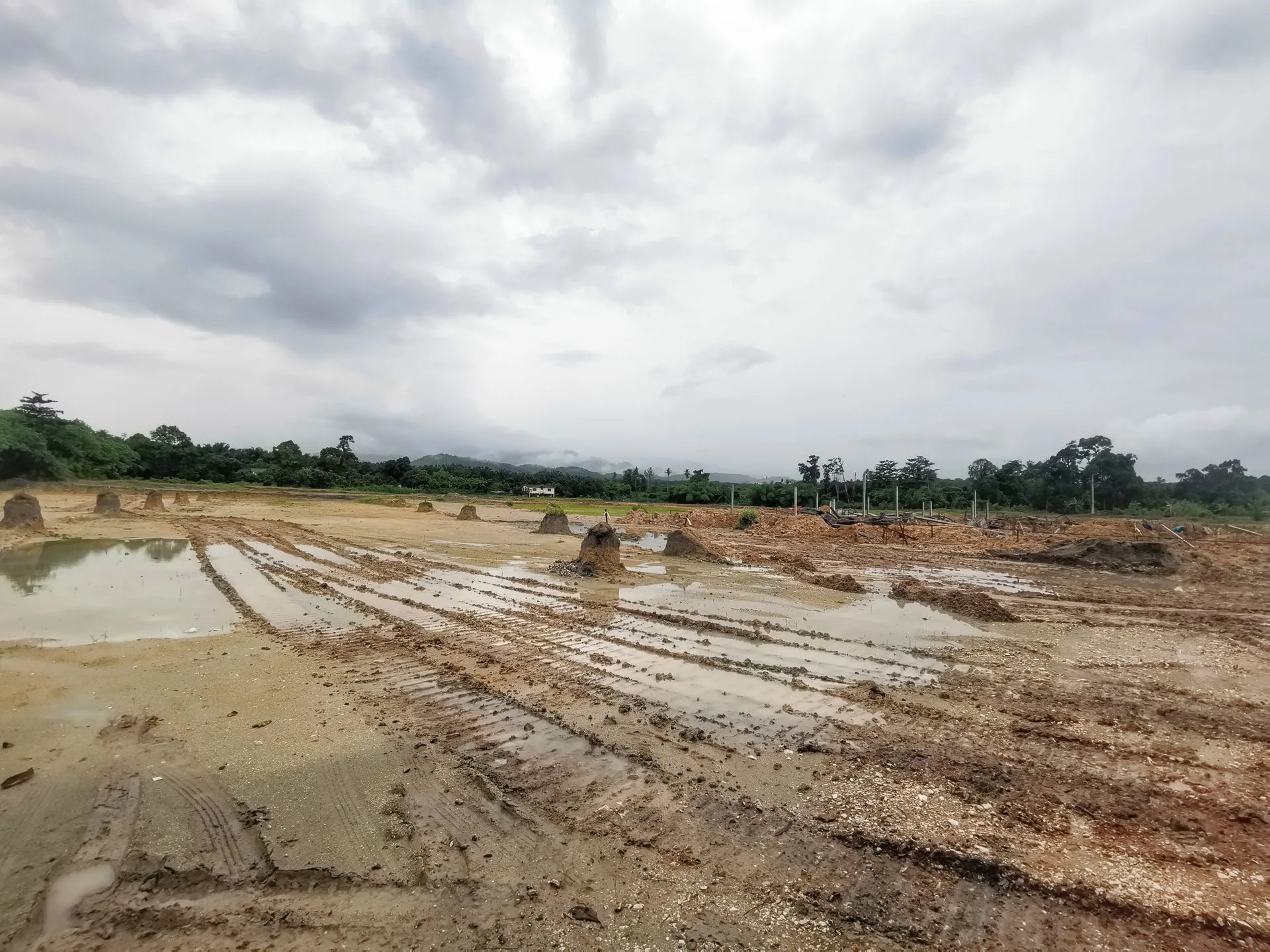Desa Park Chemor site during earthworks in September 2023, Chemor, Ipoh, Perak