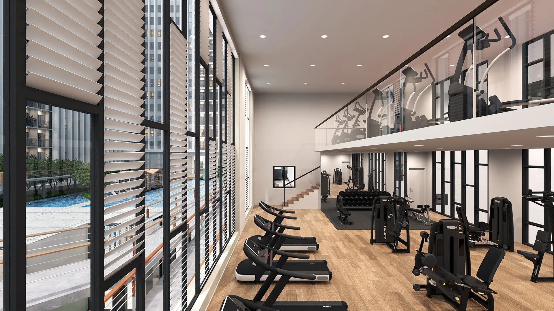 Gymnasium artist’s impression at e.Sentral SmartCity (filed as SENTRAL ELIT) by HCK Bestari Sdn Bhd, Subang Bestari, Petaling, Shah Alam, Selangor