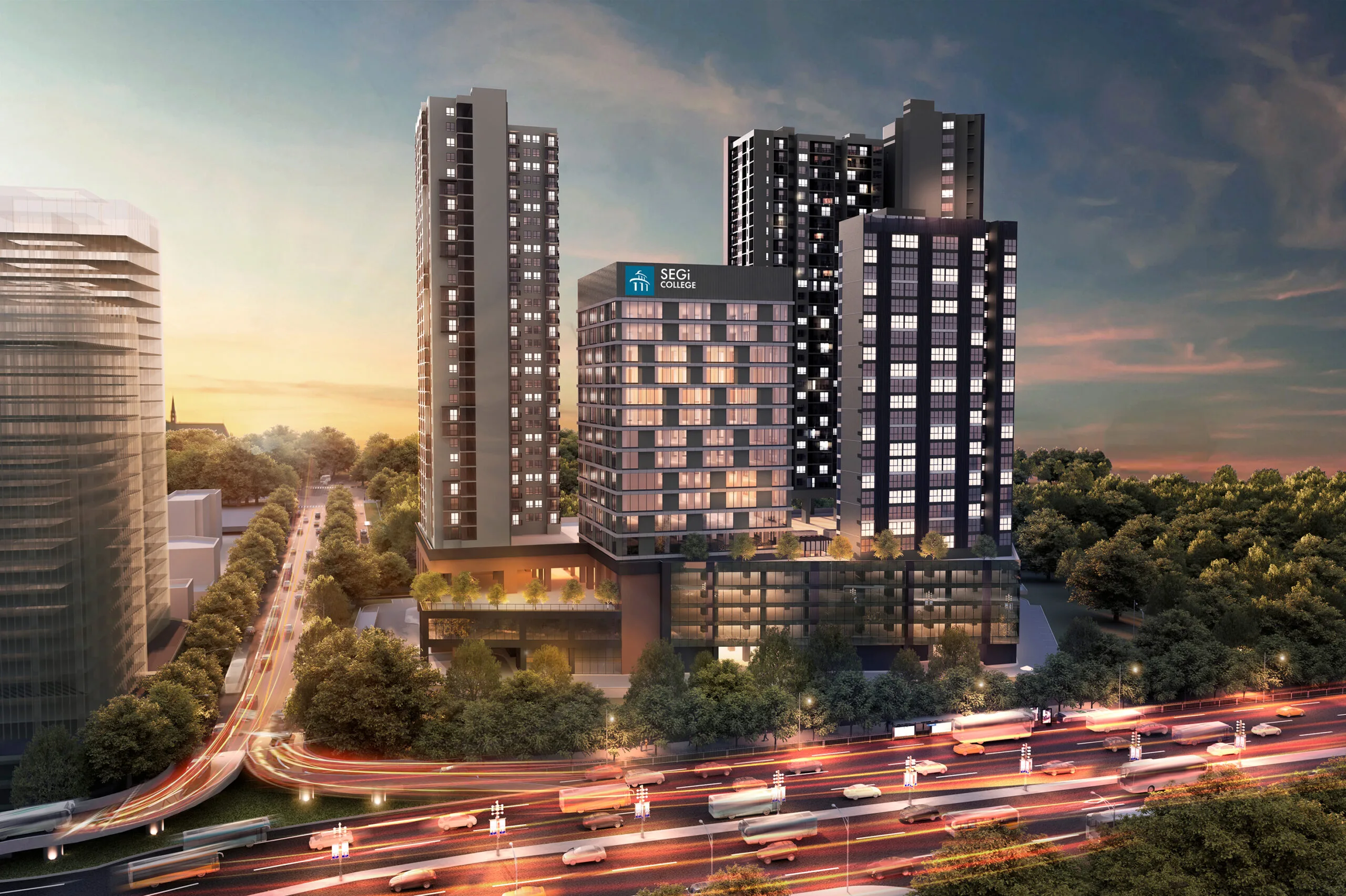 edumetro, USJ 1, Subang Jaya — the development's facade; Colonial Infinite is its final phase
