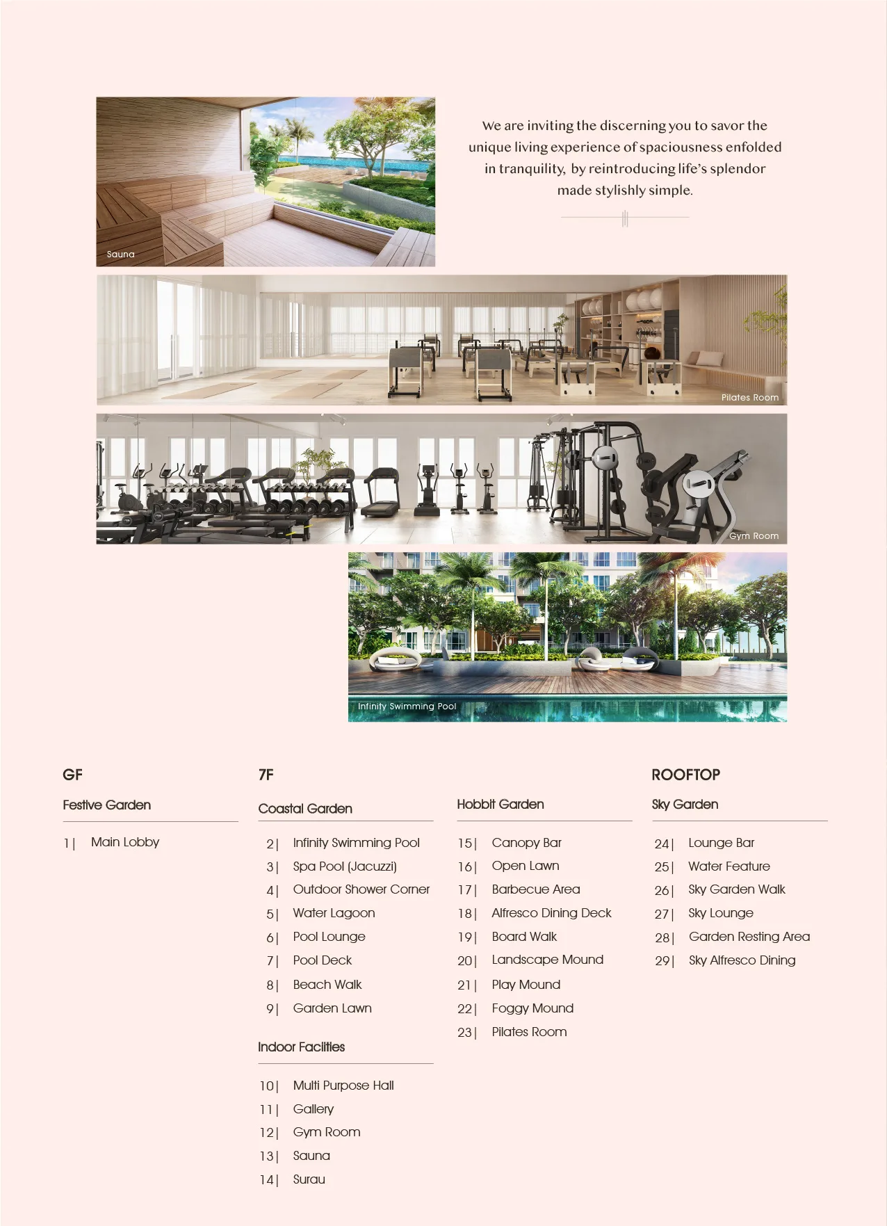 Grains Residences 设施说明页,槟城大山脚——发展商公布
