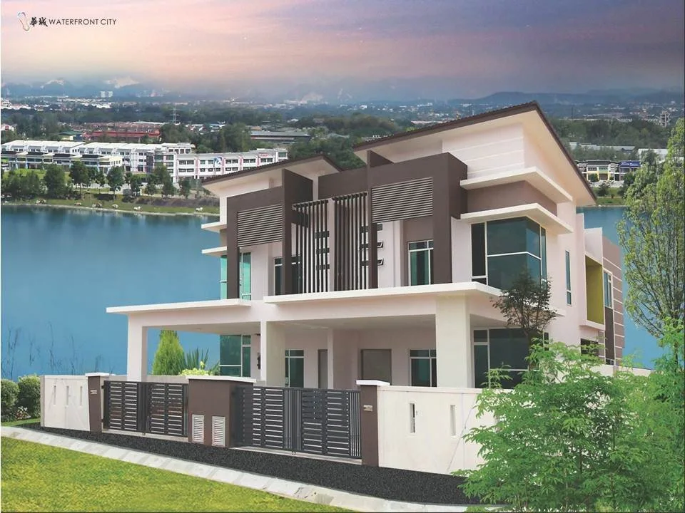 Semi-D cluster house 35 x 75 ft at Hillpark Residences by Excellent Realty Sdn Bhd, Waterfront City, Lahat, Ipoh, Perak
