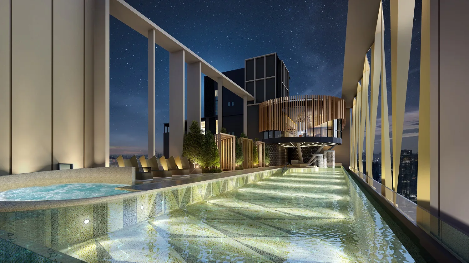Level 43A Champagne Sky Infinity Pool at Hugoz Suites @ KL City Centre by Armada Istimewa Sdn Bhd, Jalan Yap Kwan Seng, KL City Centre, Kuala Lumpur, Wilayah Persekutuan Kuala Lumpur