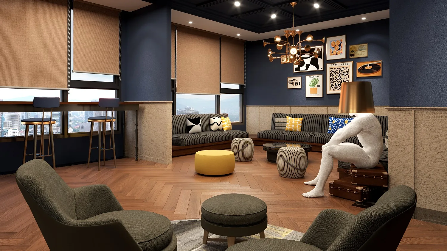 Level 41 CoWorking Lounge at Hugoz Suites @ KL City Centre by Armada Istimewa Sdn Bhd, Jalan Yap Kwan Seng, KL City Centre, Kuala Lumpur, Wilayah Persekutuan Kuala Lumpur