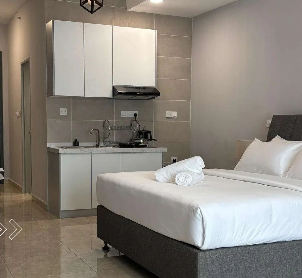 Furnished 480 sq ft studio suite with pantry at ICC Suites, Ipoh Convention Centre, Ipoh, Perak