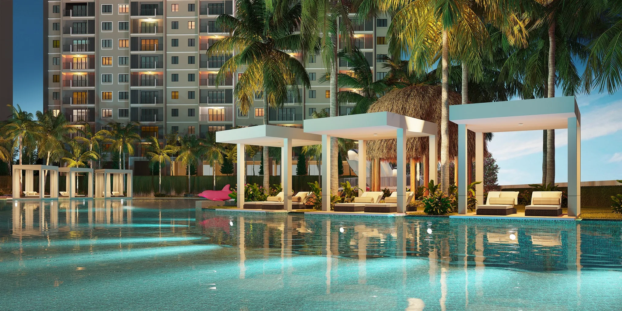 Maldives Residences 凉亭区——取自发展商项目页面的设施图片,槟城峇六拜