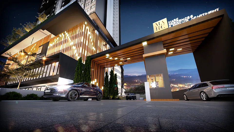 MARC Residences entrance, Bukit Mertajam, Penang — official image from the developer, Jayamas Property Group