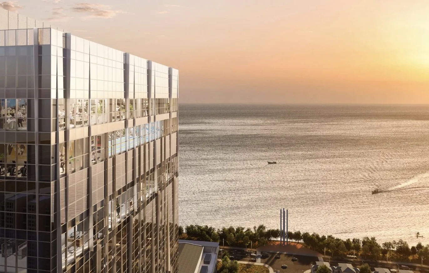 Maritime Signature top floors of the tower facing the sea, artist's impression, Karpal Singh Drive, Jelutong, Penang