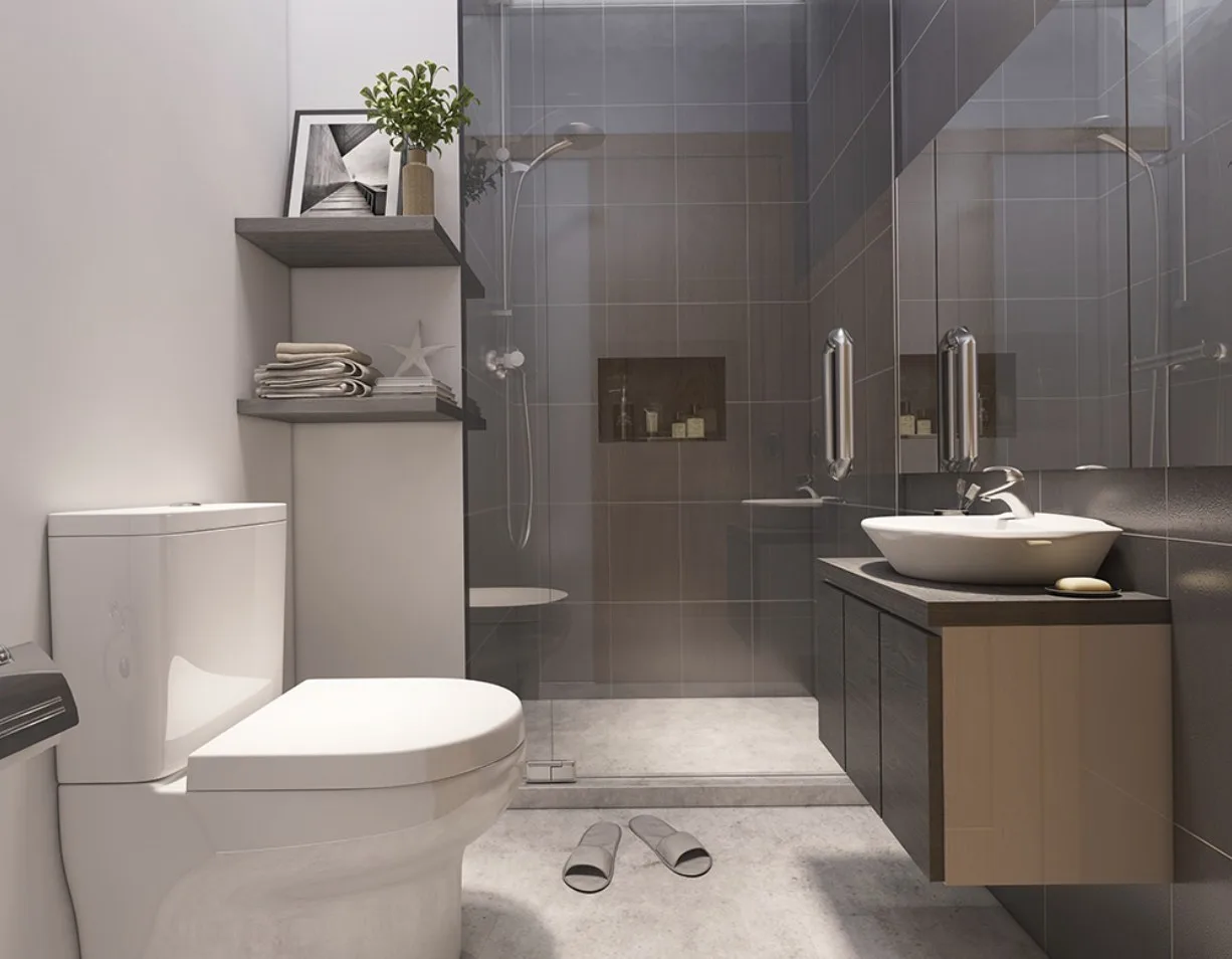 Menara VOS suite bathroom, artist's impression, Gelugor, Penang