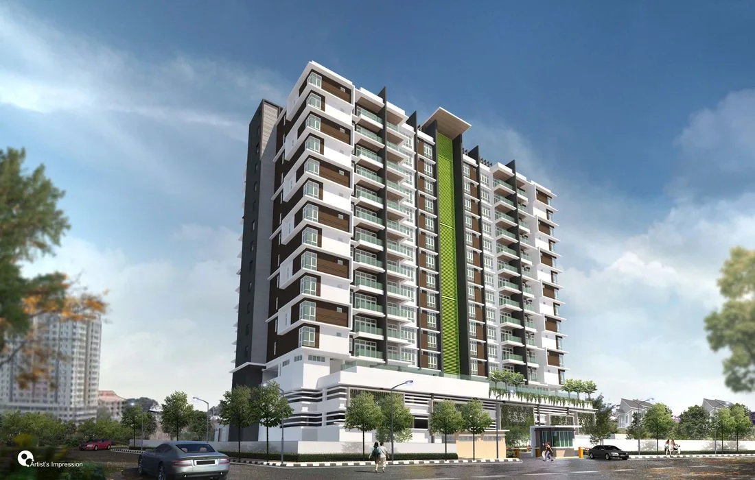 The Paradigm Suites official image from the developer's project page, Seberang Jaya, Penang