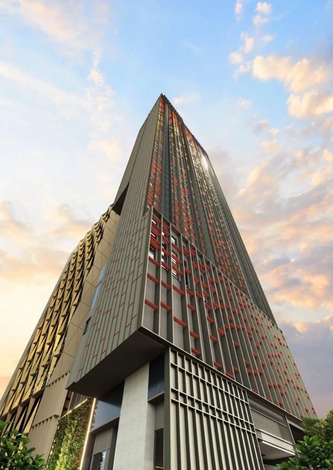 Architectural facade artist's impression at Phoeniz Suites @ KL City Centre by EXSIM YKS 54 Sdn Bhd, Jalan Yap Kwan Seng, KL City Centre, Kuala Lumpur, Wilayah Persekutuan Kuala Lumpur