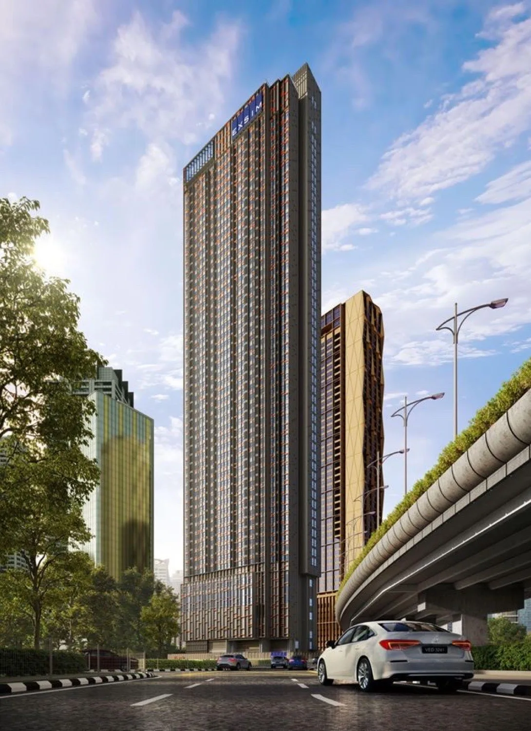 Tower hero view, subject inferred from the file name at Phoeniz Suites @ KL City Centre by EXSIM YKS 54 Sdn Bhd, Jalan Yap Kwan Seng, KL City Centre, Kuala Lumpur, Wilayah Persekutuan Kuala Lumpur