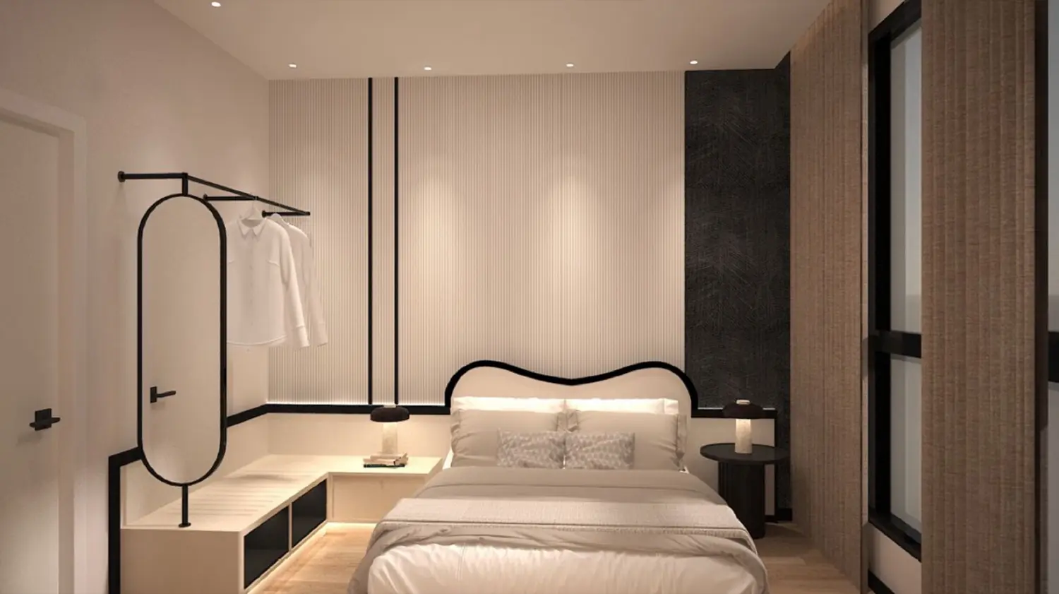 Suite bedroom interior at Phoeniz Suites @ KL City Centre by EXSIM YKS 54 Sdn Bhd, Jalan Yap Kwan Seng, KL City Centre, Kuala Lumpur, Wilayah Persekutuan Kuala Lumpur