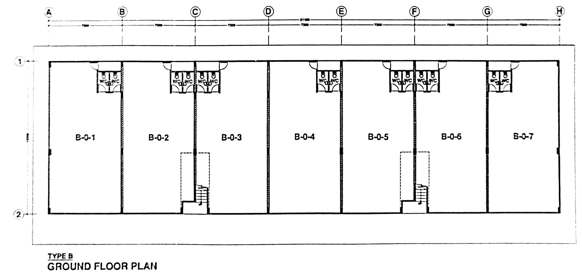 Plaza Kivatu Type B shop office ground-floor plan at Prima Sumundu, Penampang, Sabah