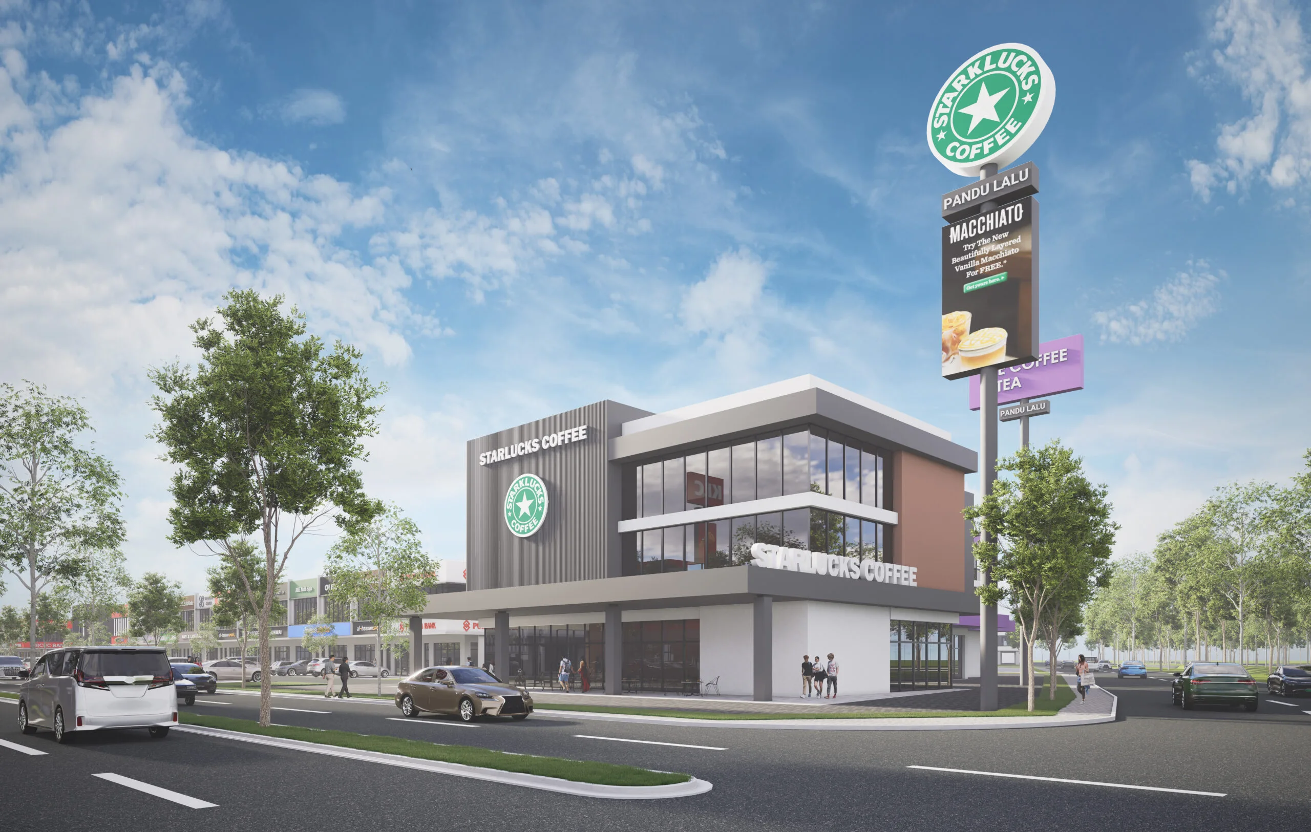 PuncakCity 发展商图库中标为 Drive thru 的图片,槟城 Juru South