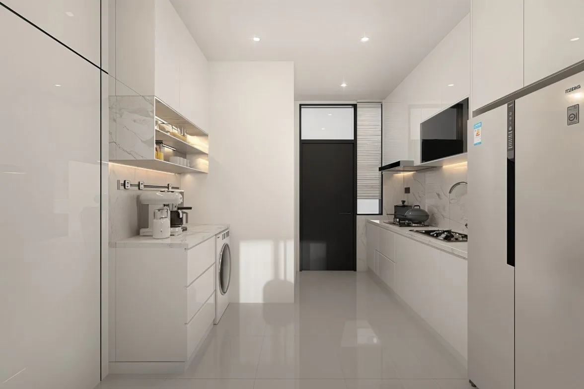 SA Terraces kitchen, interior artist's impression, Simpang Ampat, Penang
