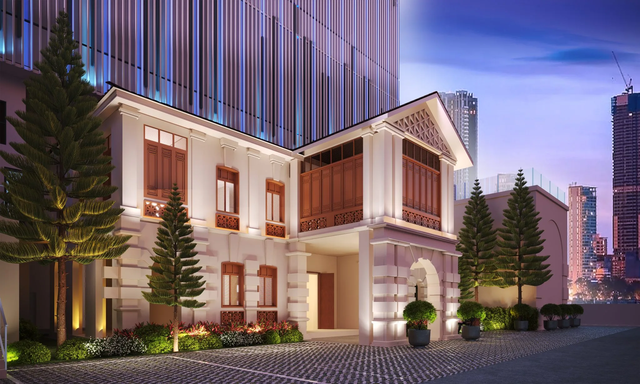 Scott Logan 下客区效果图，取自发展商官网，槟城乔治市