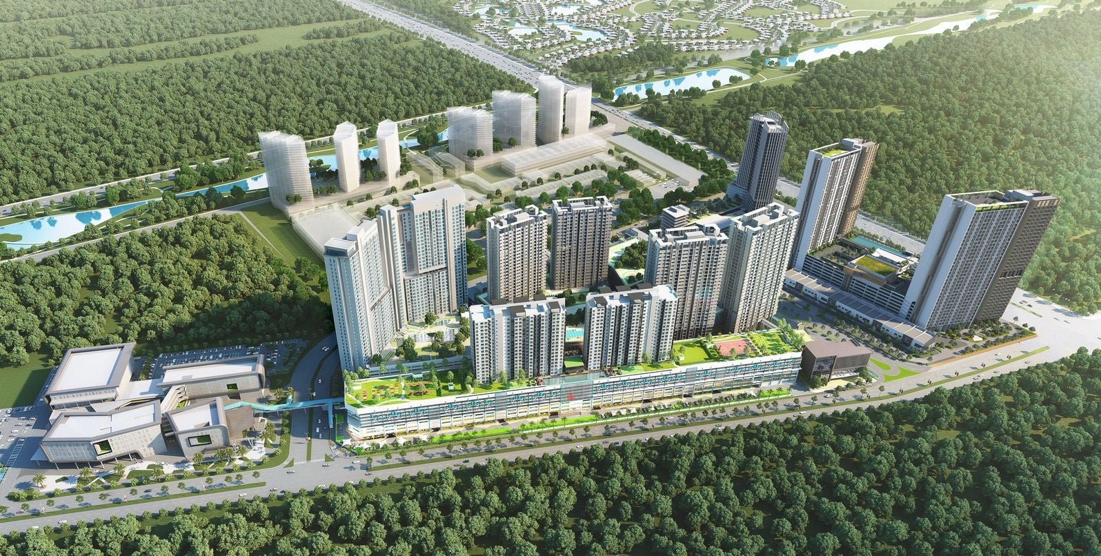 Utropolis Batu Kawan master plan published by the developer, Paramount Property, Batu Kawan, Penang