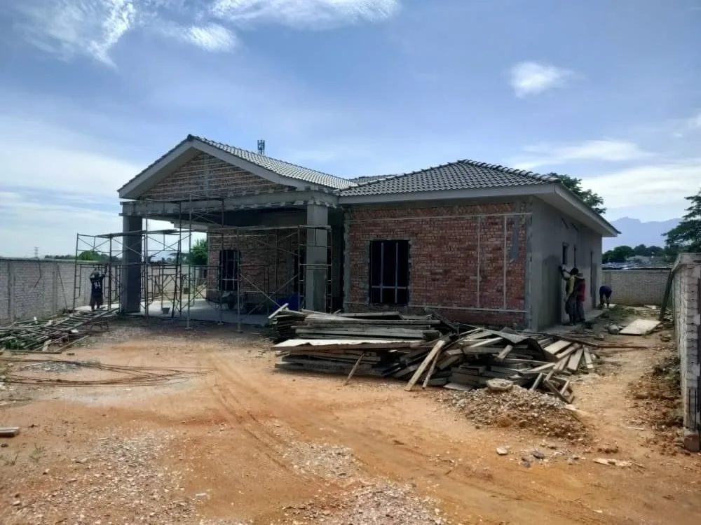 Single-storey bungalow under construction at Taman Anda by 3Peak Construction Sdn Bhd, Tasek, Ipoh, Perak