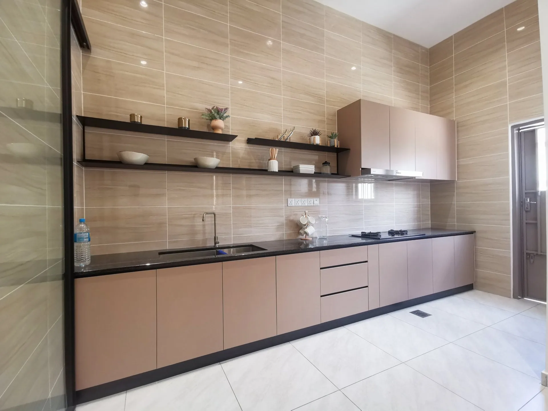 Fitted kitchen in the Taman Gopeng Mewah show unit, Gopeng, Perak