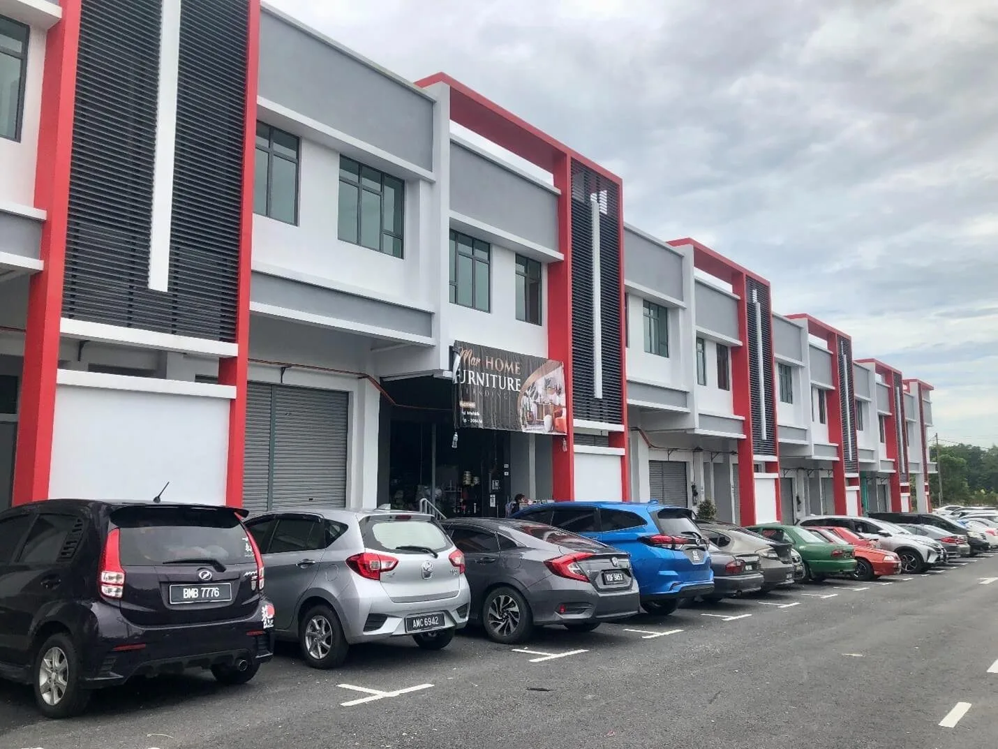 Completed Phase 5A double-storey shophouses at Taman Impiana, Bidor, Perak