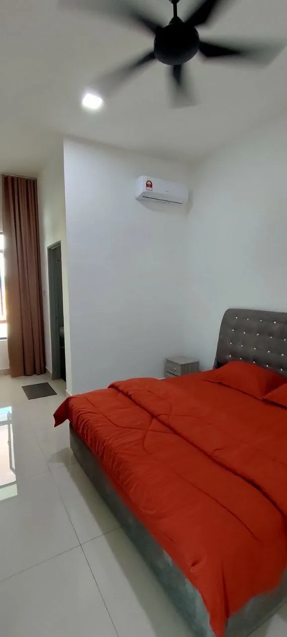 Master bedroom of the show house at Taman Kamunting Pelangi, Kamunting, Taiping, Perak
