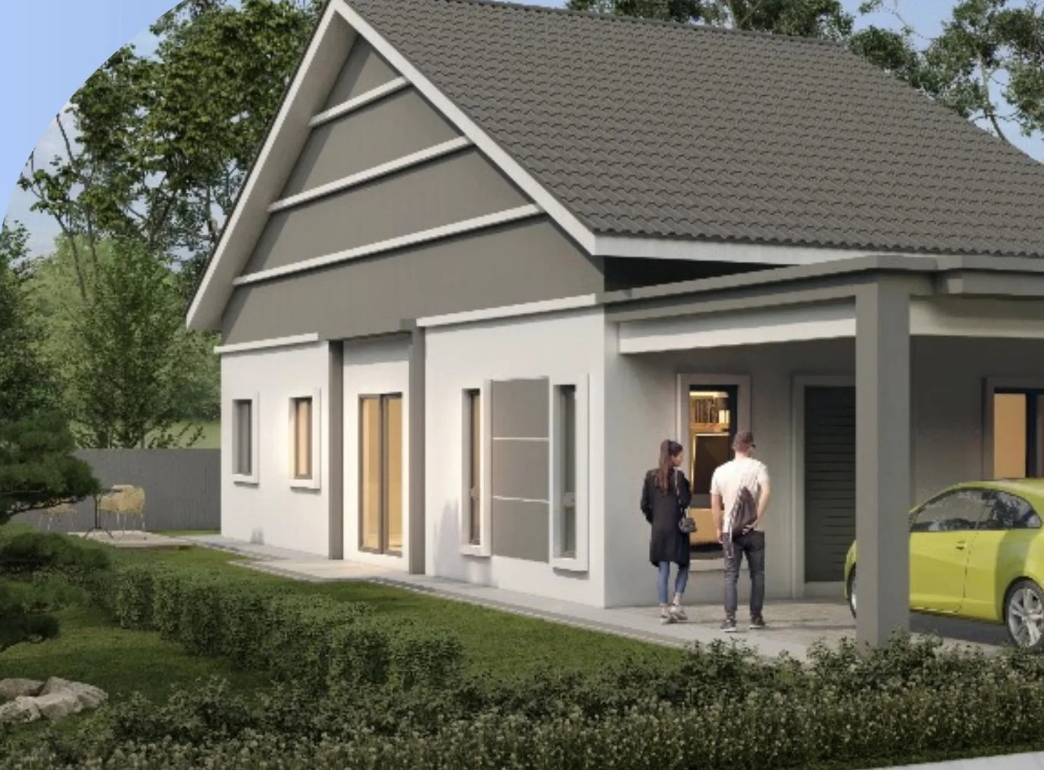Artist's impression of the single-storey detached house at Taman Kamunting Permaisuri by Toplite Development Sdn Bhd, Kamunting, Taiping, Perak