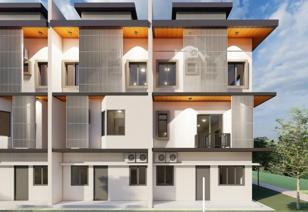 Rear view (artist’s impression), from the developer’s brochure at Taman Kibabaig Hills, Penampang, Sabah