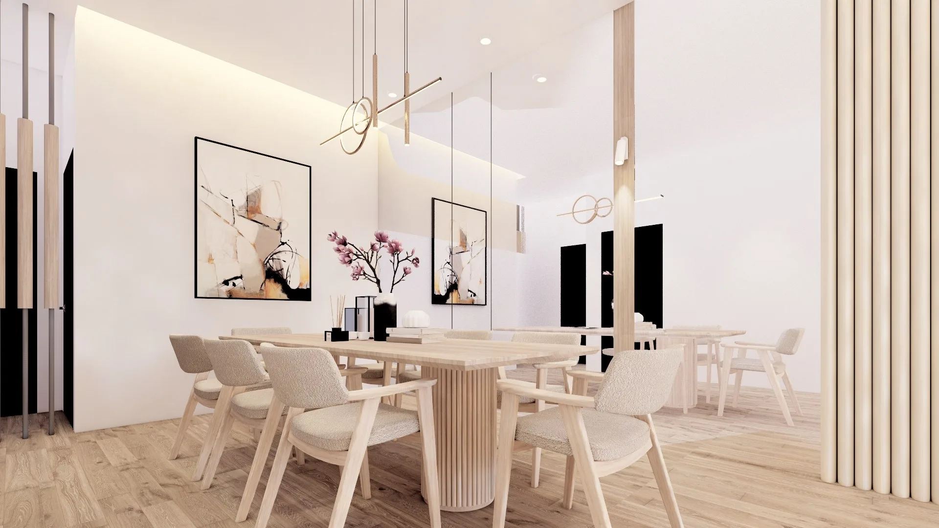 Artist’s impression of the dining area, from the developer’s brochure at Taman Merinding Indah, Jalan OKK Daud, Merinding, Labuan