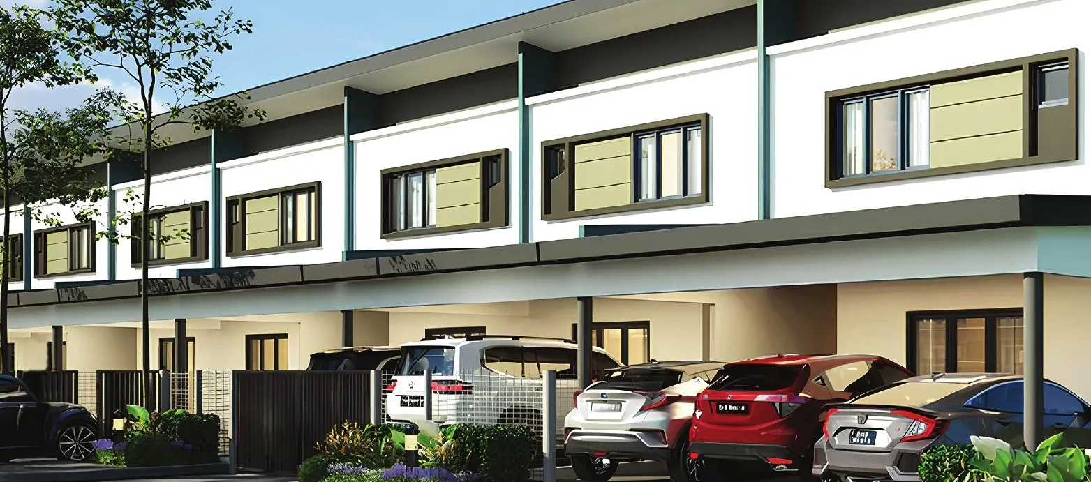 沙巴吧巴 Jalan Melugus Taman Mewah Utama 双层排屋效果图（发展商手册）