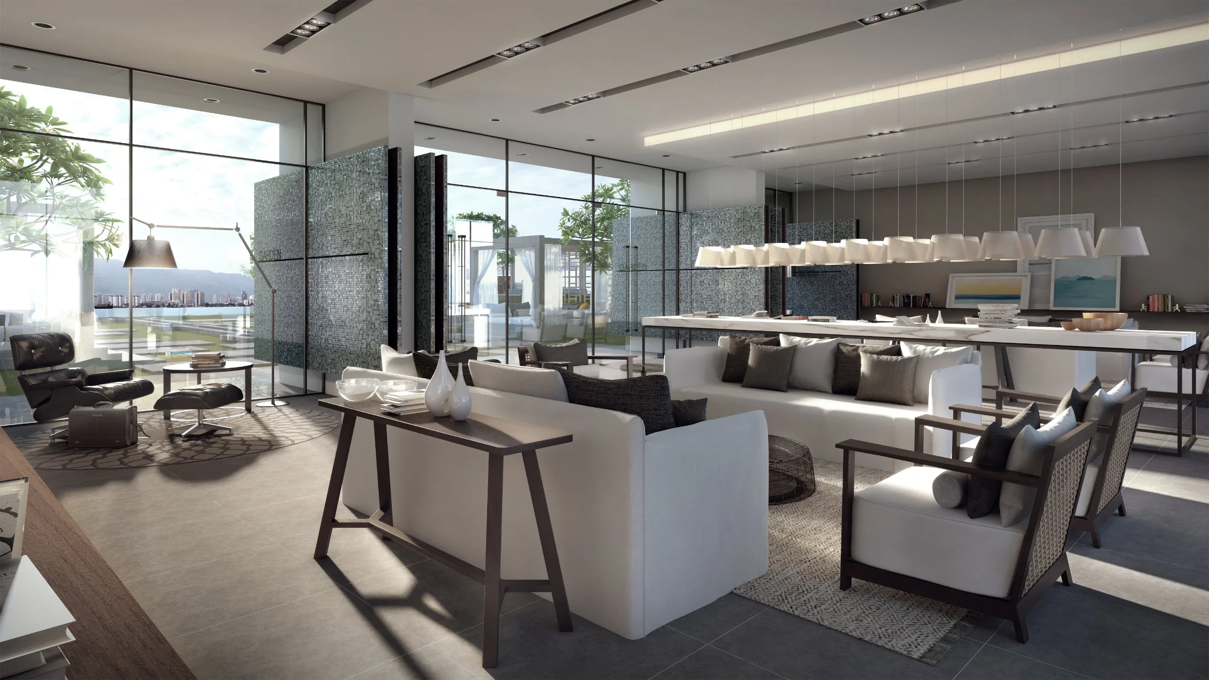 Triuni Residences function room — artist's impression from the developer, Batu Uban, Penang