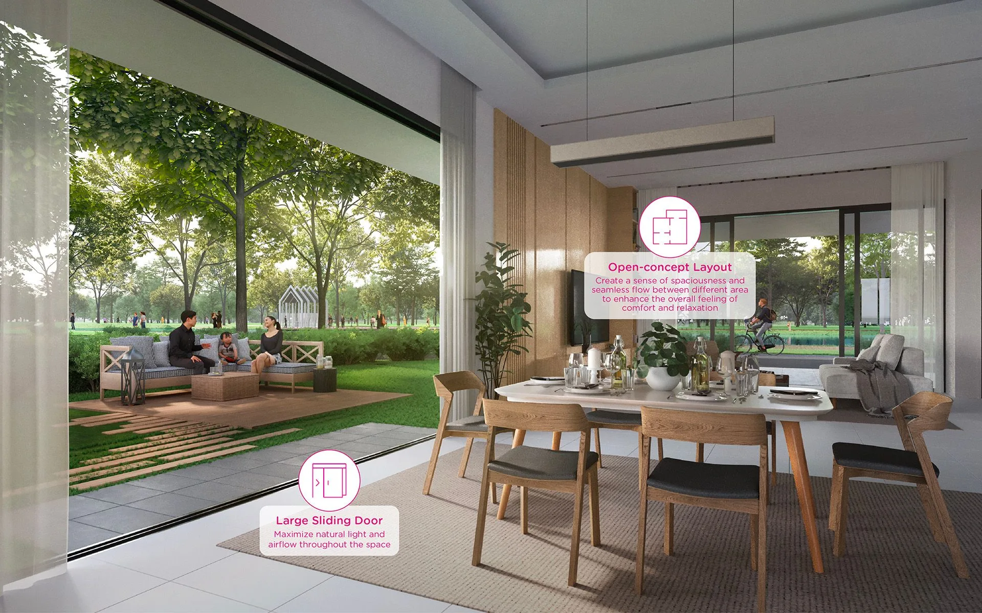 Developer gallery render attributed to Levane Residences (KPKT project 19085-5) by its own filename, a completed precinct, subject not established, at twentyfive7 by Gamuda Land (Kemuning) Sdn. Bhd., twentyfive7 township, Daerah Kuala Langat, Telok Panglima Garang, Selangor