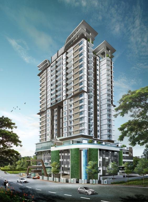 Valencia Residence condominium tower, artist's impression from the developer, Teluk Kumbar, Penang