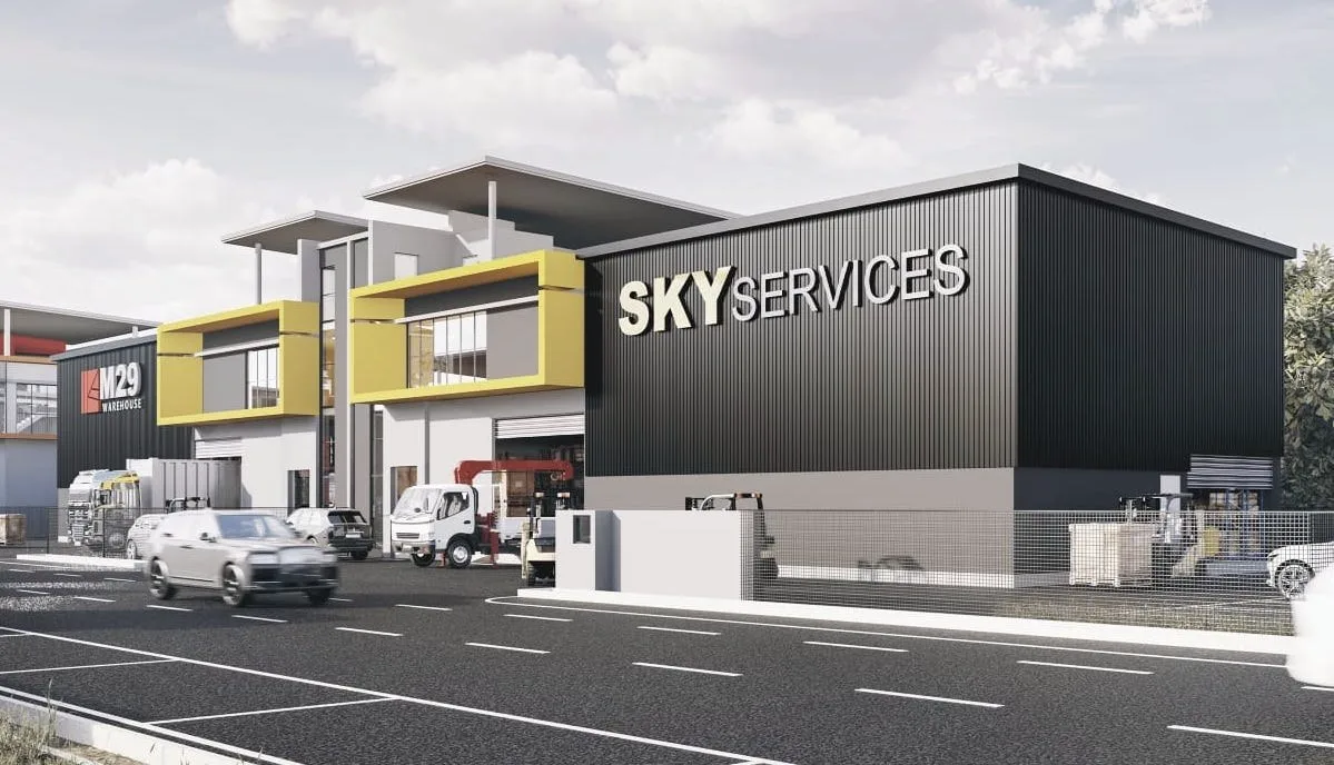 Villa Industrial Park Type B semi-detached factory, artist's impression, Permatang Tinggi, Penang