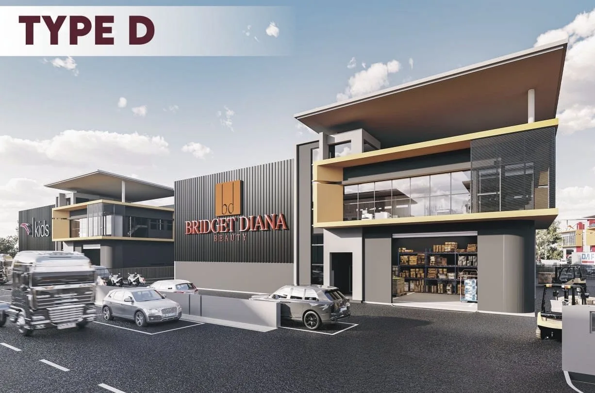 Villa Industrial Park Type D detached factory, artist's impression, Permatang Tinggi, Penang