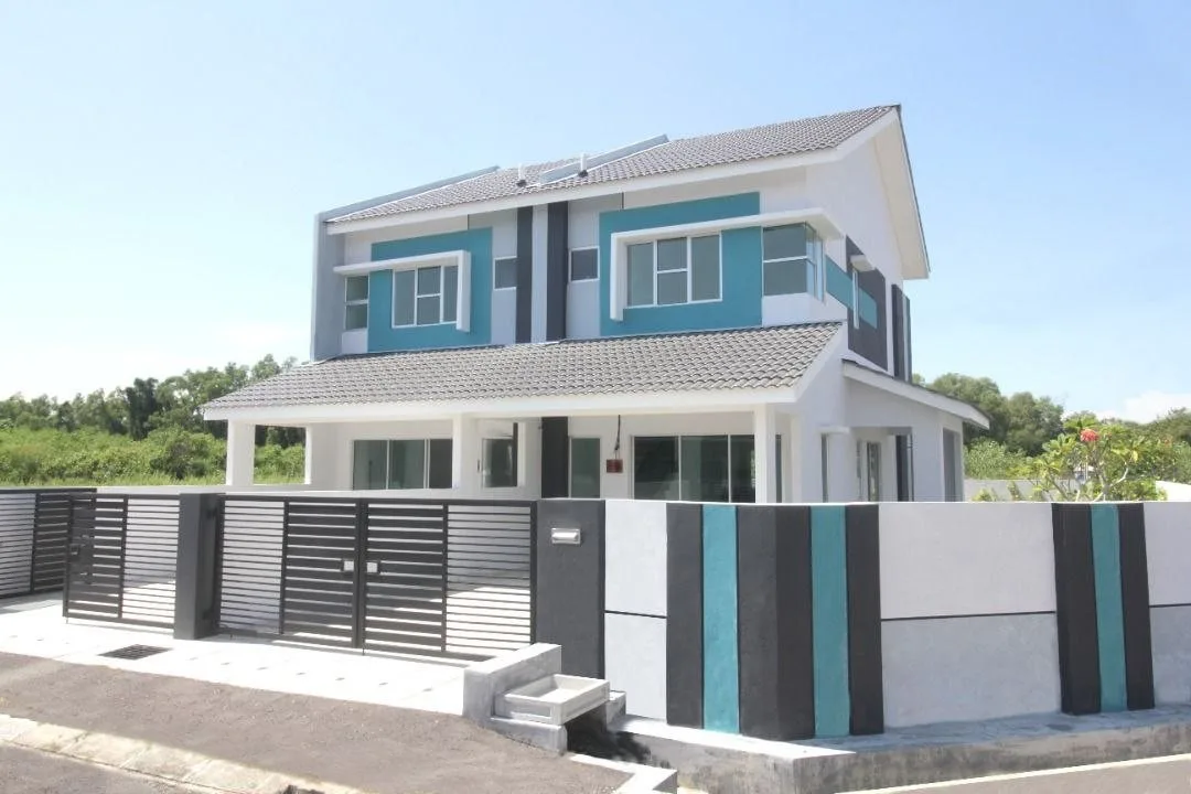 Completed Vista Tropika show house, 16 x 75 ft double-storey terrace by Excellent Realty, Waterfront City, Lahat, Ipoh, Perak