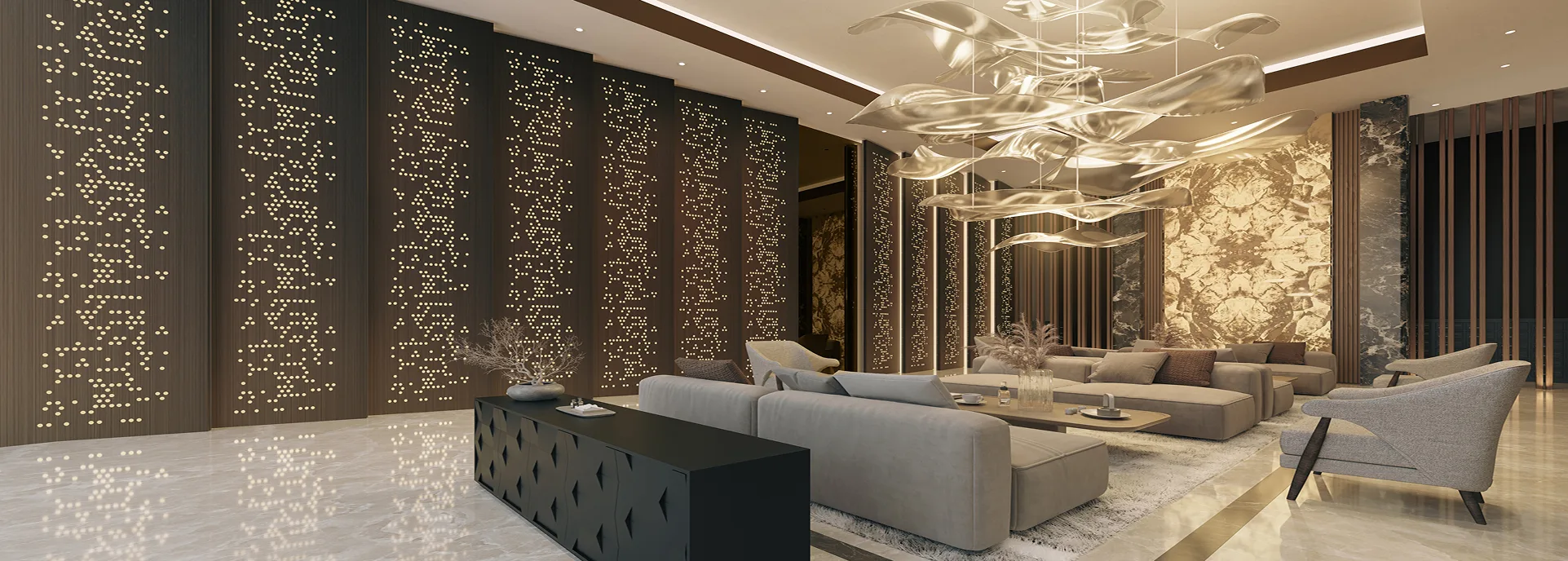 Waterstone main lobby, artist's impression from the developer, Tanjung Bungah, Penang