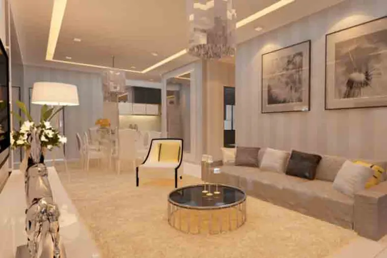 TriTower Residence @ Johor Bahru Sentral Type C living room · 1,262 sq ft